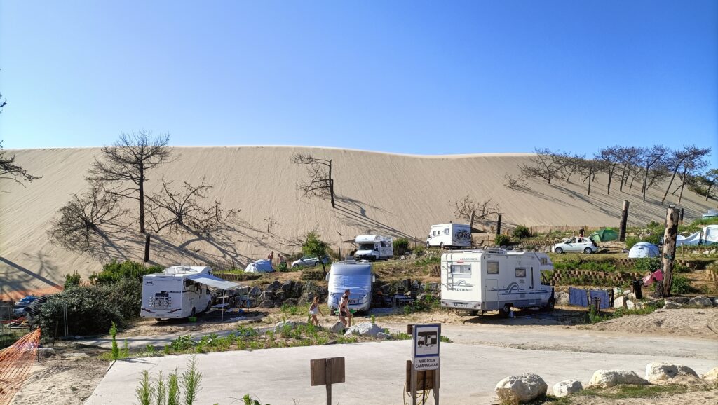 Vélodyssée dune du pyla camping