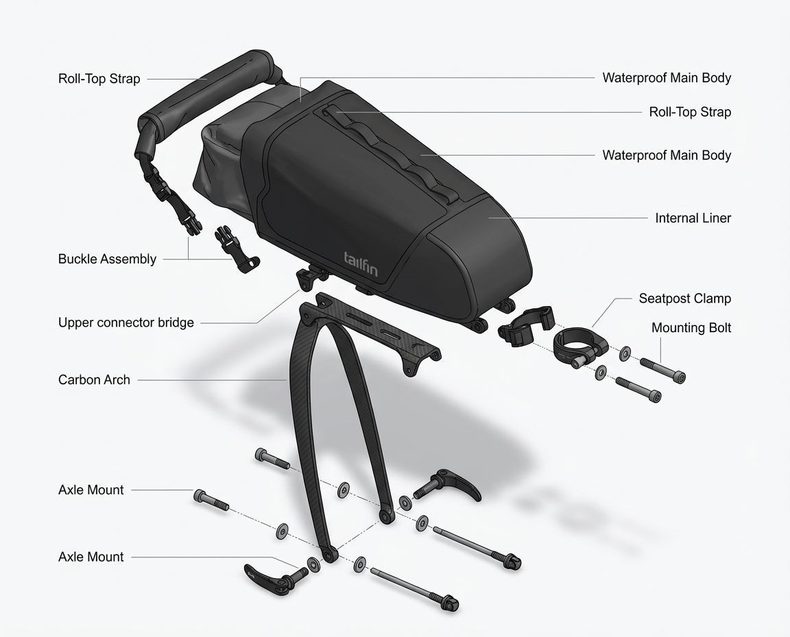 Tailfin: l’innovation qui signe l’évolution ultime du portage bikepacking