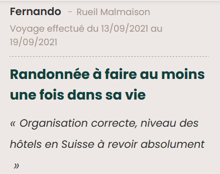 tour du mont blanc trek avis