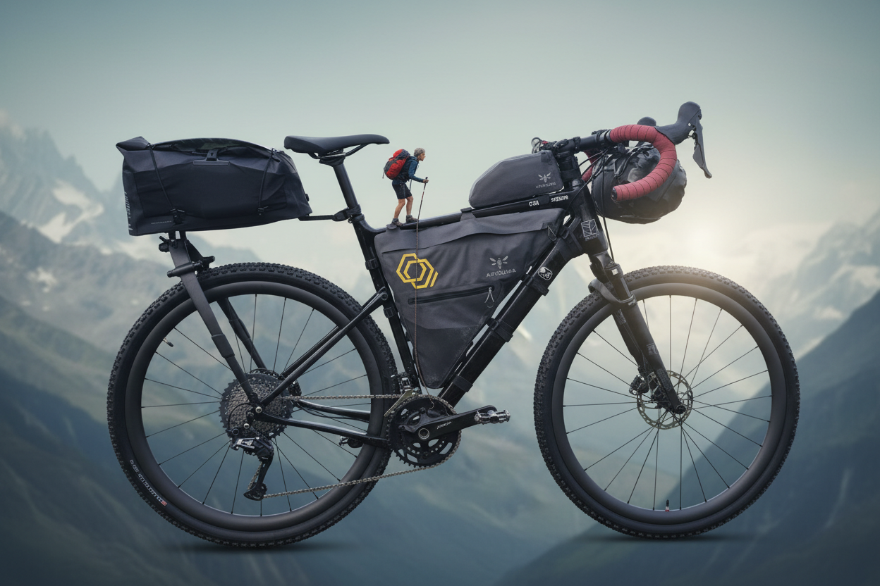 bikepacking tour du mont blanc trek