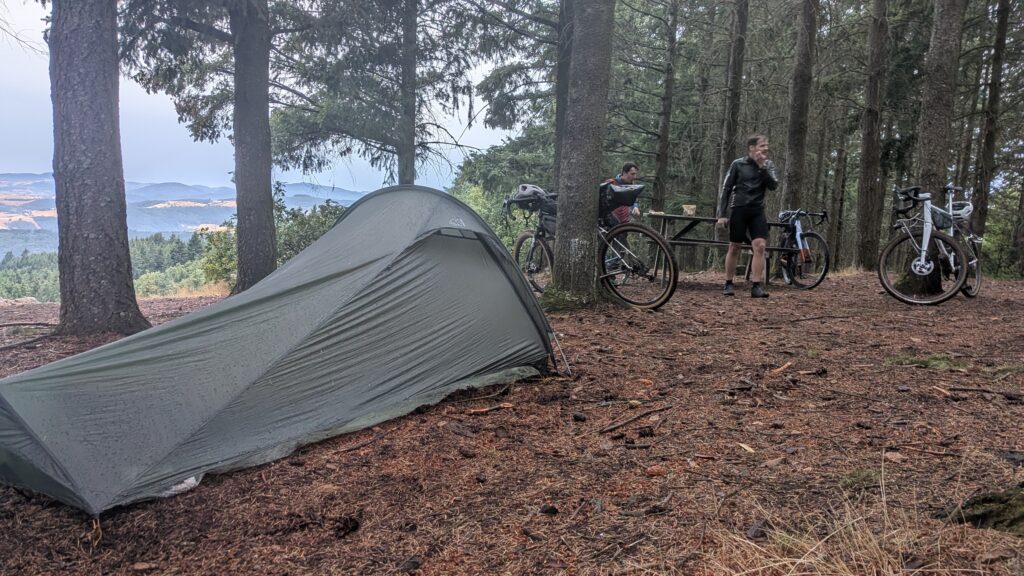bivouac tente bikepacking